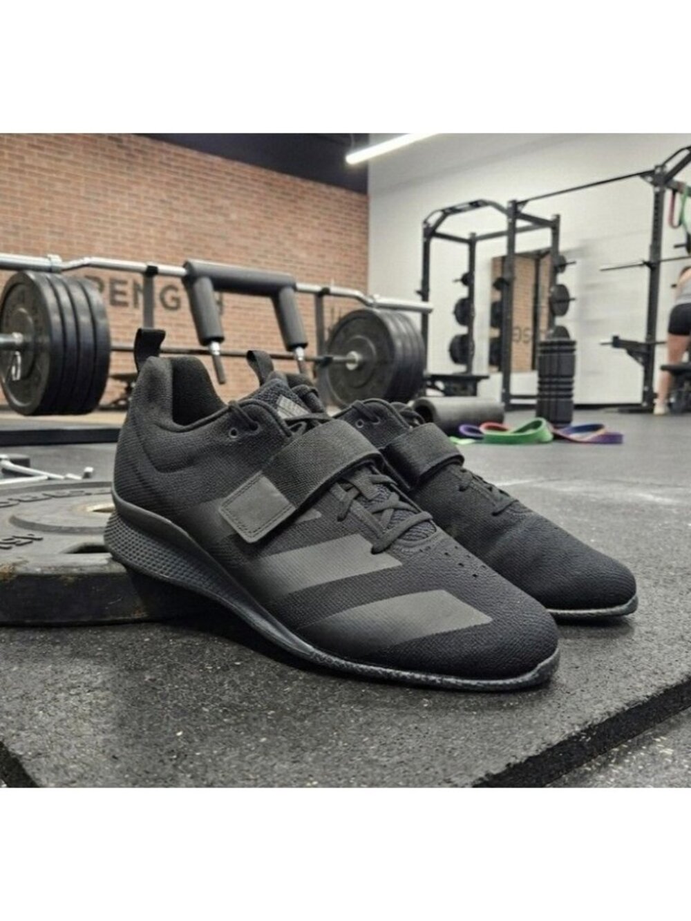 Adidas Black Adipower Weightlifting 2 Shoes Men Size 14 - ART F99816
